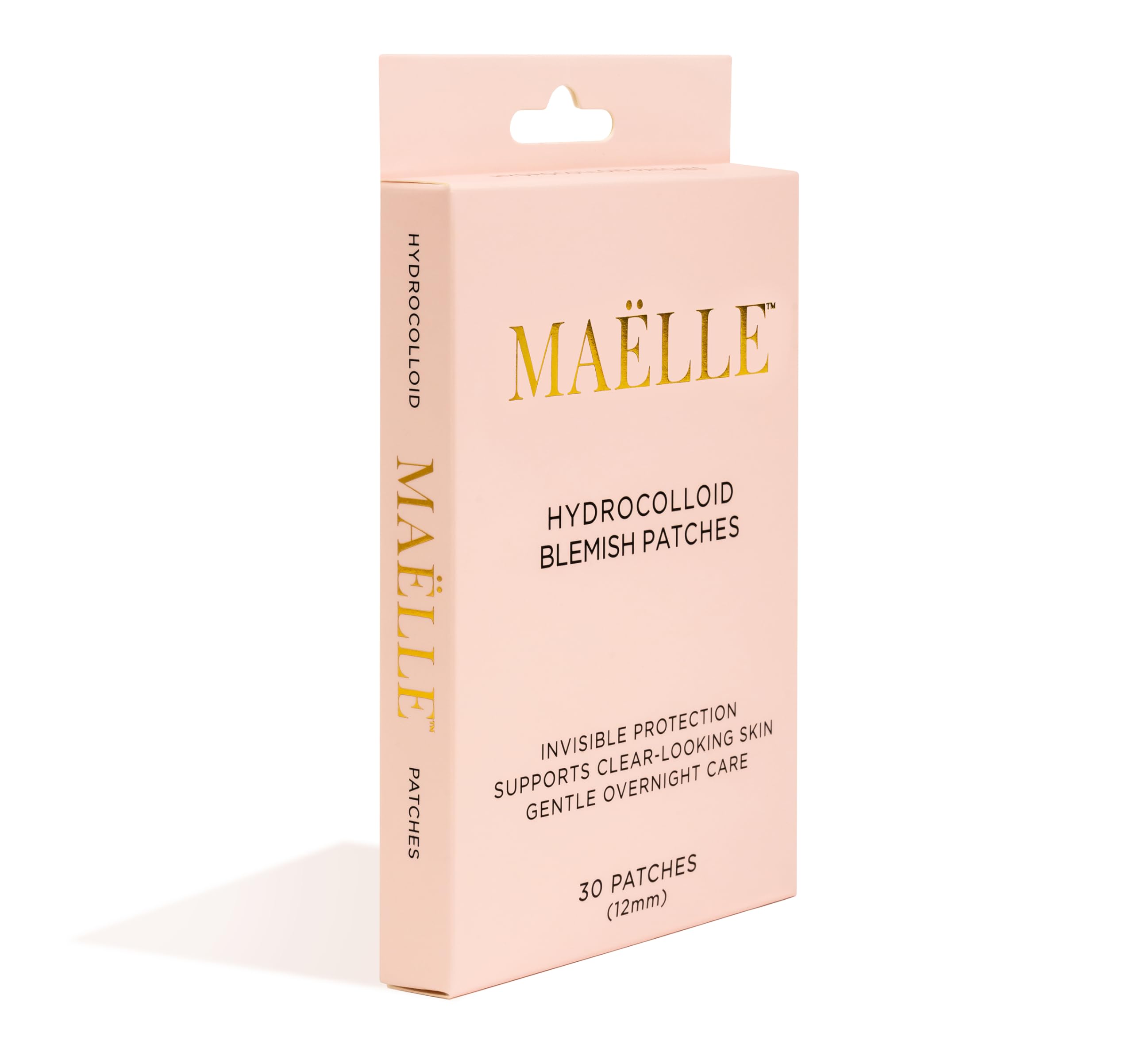 Maëlle Hydrocolloid Blemish Patches, Invisible Spot Patches, 30 Count (12mm)